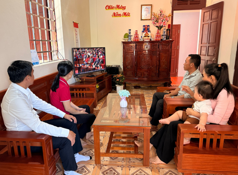 Xem truyền hình trực tiếp về Đại hội Đảng lần thứ 14 trên đảo Trường Sa -0