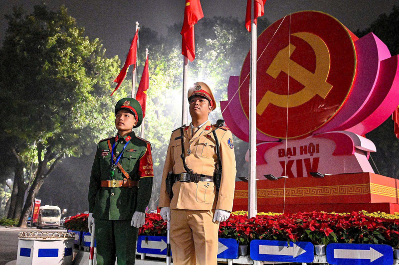 Thế trận an ninh nhiều lớpm sẵn sàng cho Lễ Khai mạc Đại hội XIV của Đảng -0