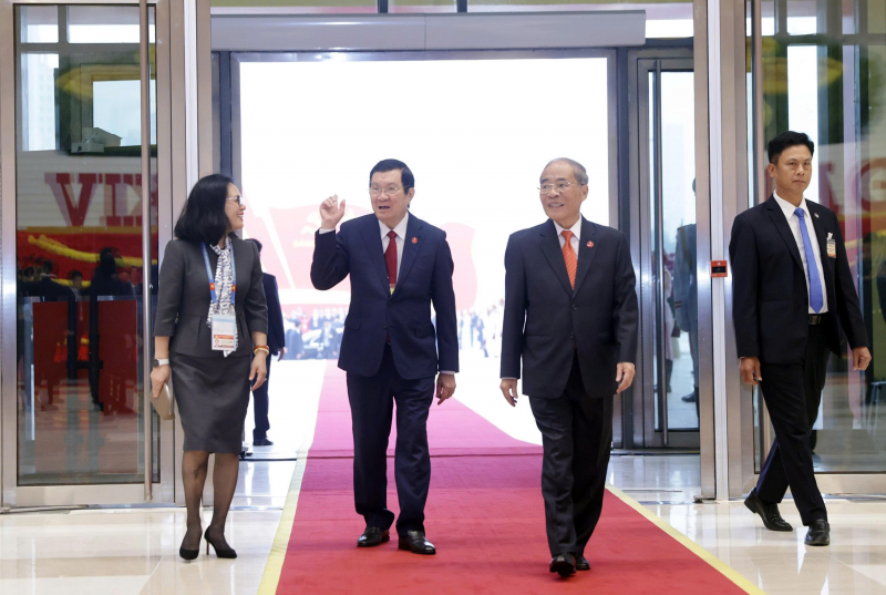 Hình ảnh đại biểu và khách mời dự Đại hội Đảng thứ XIV -0