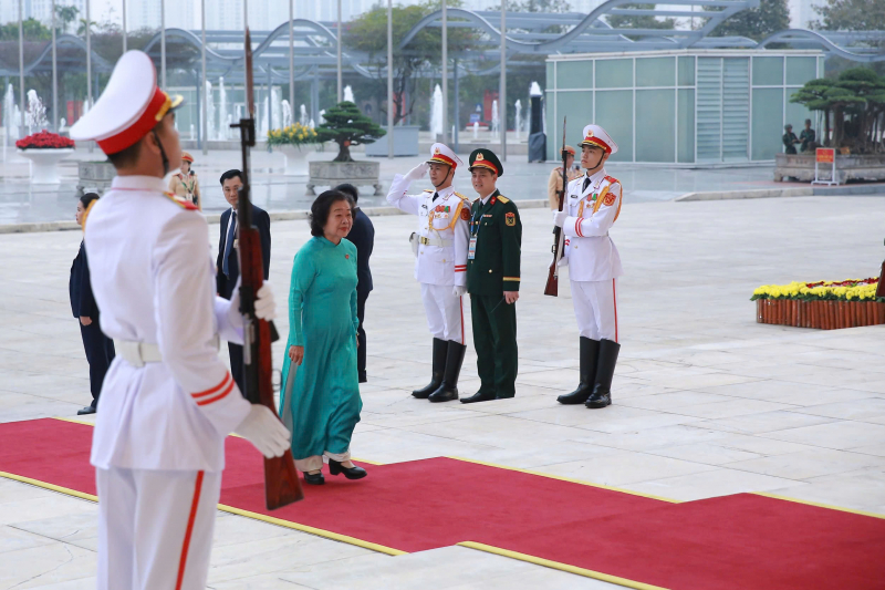 Hình ảnh đại biểu và khách mời dự Đại hội Đảng thứ XIV -0