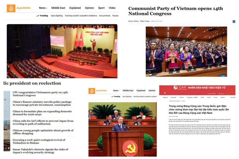 Truyền thông quốc tế tiếp tục đưa tin đậm nét về Đại hội XIV của Đảng -0