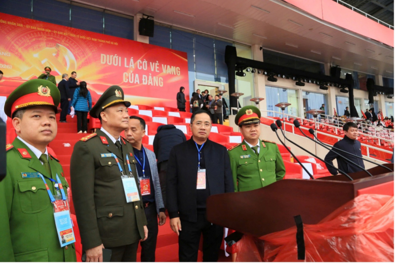 Công an TP Hà Nội chủ động bảo đảm an ninh, an toàn buổi tổng duyệt chương trình nghệ thuật chào mừng Đại hội XIV -0