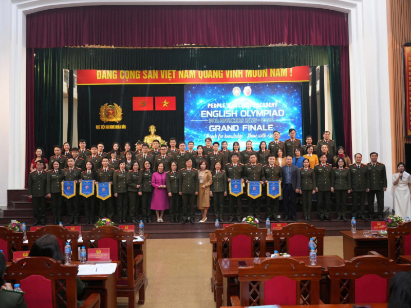 Học viện ANND lần đầu tiên tổ chức cuộc thi Olympic tiếng Anh dành cho cán bộ, giảng viên -0