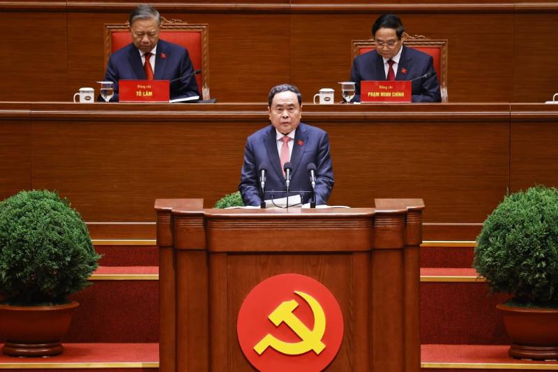 Toàn cảnh Lễ Bế mạc Đại hội đại biểu toàn quốc lần thứ XIV của Đảng -0