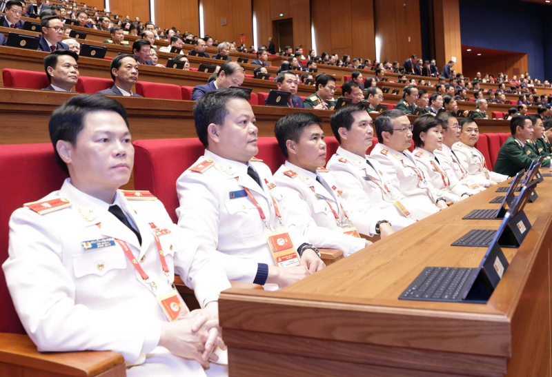 Toàn cảnh Lễ Bế mạc Đại hội đại biểu toàn quốc lần thứ XIV của Đảng -1