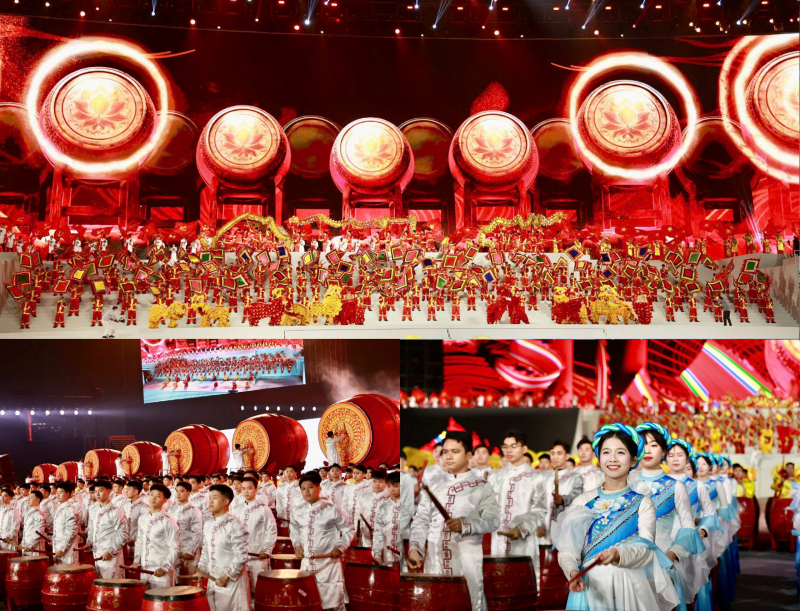 Những hình ảnh ấn tượng của CAND trong chương trình nghệ thuật chào mừng thành công Đại hội Đảng -0