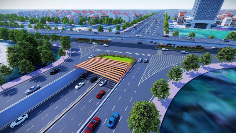 Từ 25/1: Hà Nội thí điểm điều chỉnh giao thông nút giao Cổ Linh-Đàm Quang Trung  -0