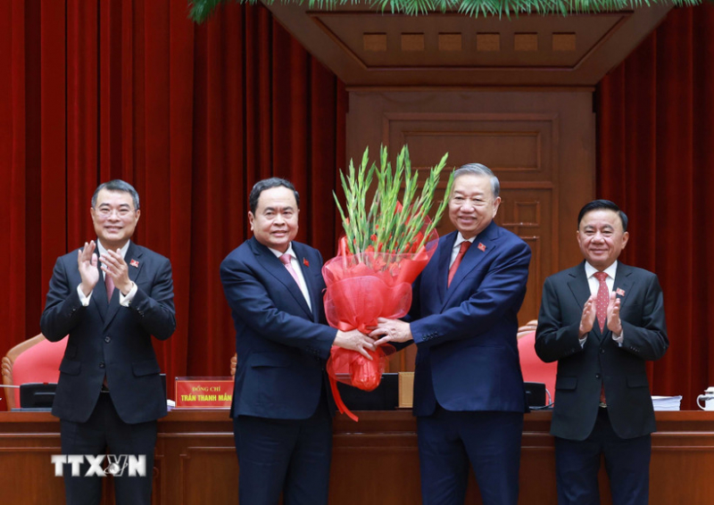 Điện, thư chúc mừng Tổng Bí thư Ban Chấp hành Trung ương Đảng Cộng sản Việt Nam khóa XIV Tô Lâm -0