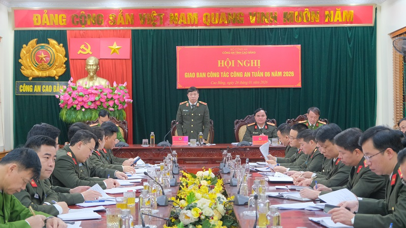 Công an tỉnh Cao Bằng tăng cường các biện pháp bảo đảm ANTT phục vụ kỷ niệm 85 năm Ngày Bác Hồ về nước -0