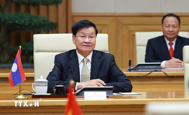 Đưa quan hệ hai nước Việt Nam-Lào phát triển ngày càng đi vào chiều sâu -0