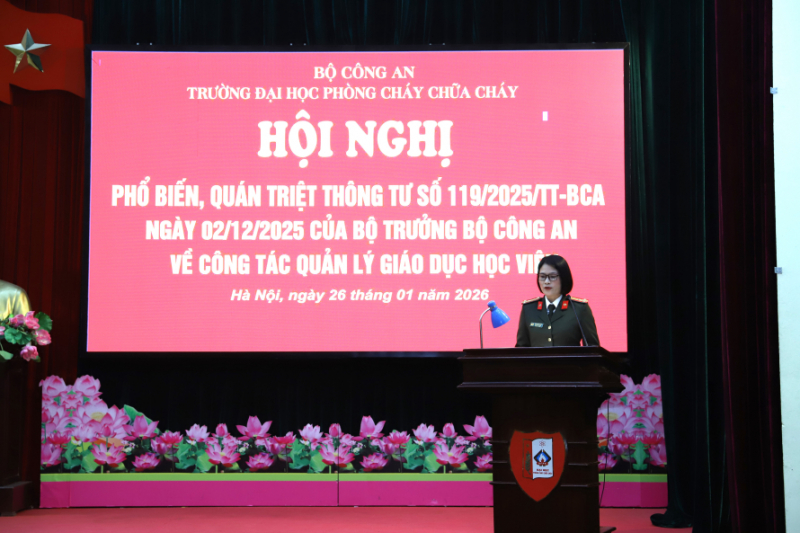 Phố biến nhiều quy định mới về công tác quản lý giáo dục học viên trong các học viện, trường CAND -0