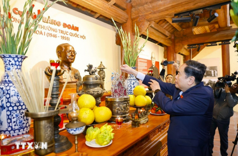 Chủ tịch Quốc hội Trần Thanh Mẫn thăm, tri ân nguyên lãnh đạo Đảng, Nhà nước -0