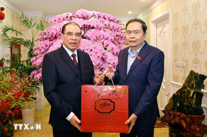 Chủ tịch Quốc hội Trần Thanh Mẫn thăm, tri ân nguyên lãnh đạo Đảng, Nhà nước -0