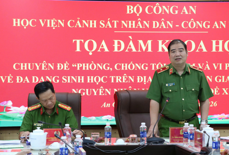 Toạ đàm khoa học về phòng, chống tội phạm xâm hại đa dạng sinh học -0