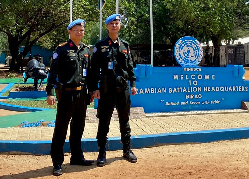 “Tết nóng” của các sĩ quan Công an Việt Nam tại Cộng hòa Trung Phi -0