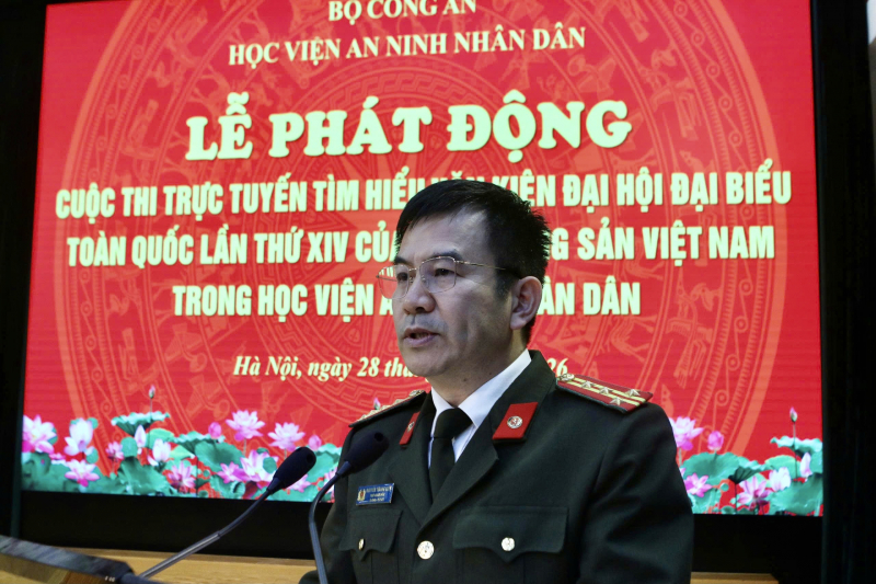 Học viện ANND phát động Cuộc thi trực tuyến tìm hiểu Văn kiện đại hội lần thứ XIV của Đảng -0