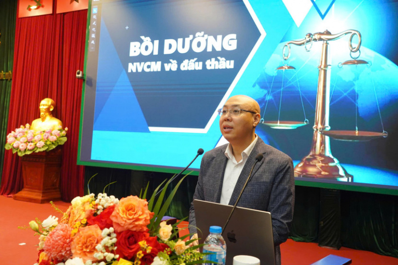 Tập huấn pháp luật về đấu thầu cho cán bộ, chiến sĩ Công an Hà Nội -0