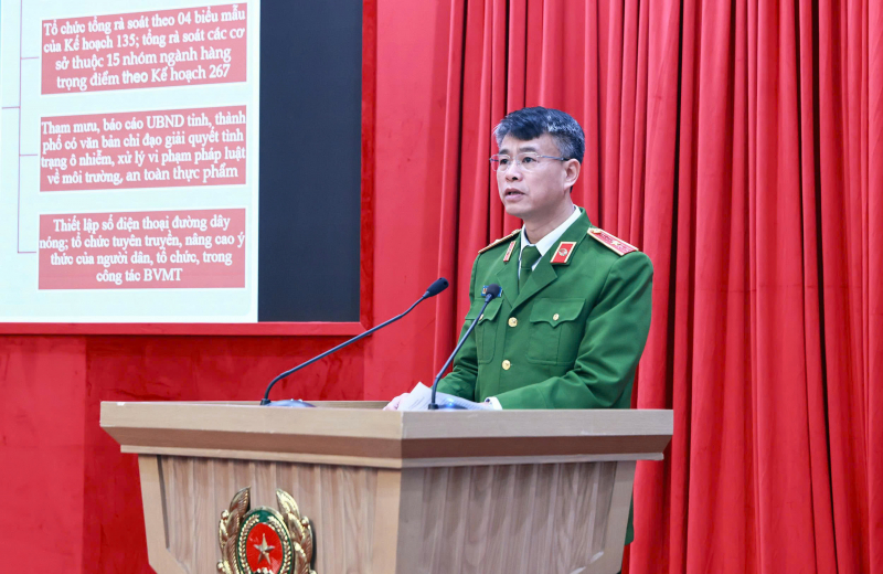 Quyết liệt đấu tranh xử lý tội phạm, vi phạm pháp luật về môi trường và an toàn thực phẩm -1