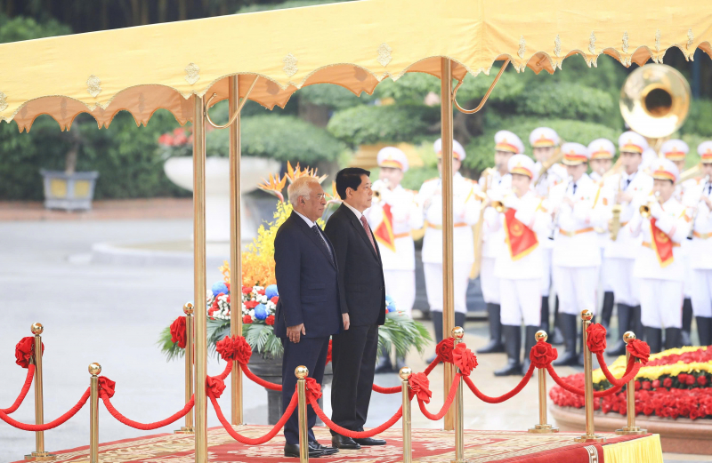 EC President António Costa warmly welcomed in Hanoi -0