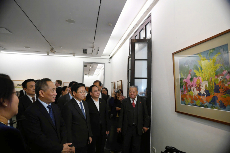 Trưng bày tác phẩm của nhiều danh hoạ tại triển lãm “Ngựa trong nghệ thuật tạo hình” -0