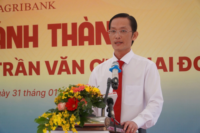 Bàn giao Trường Mầm non Trần Văn Ơn do Agribank Bến Tre tài trợ  -0