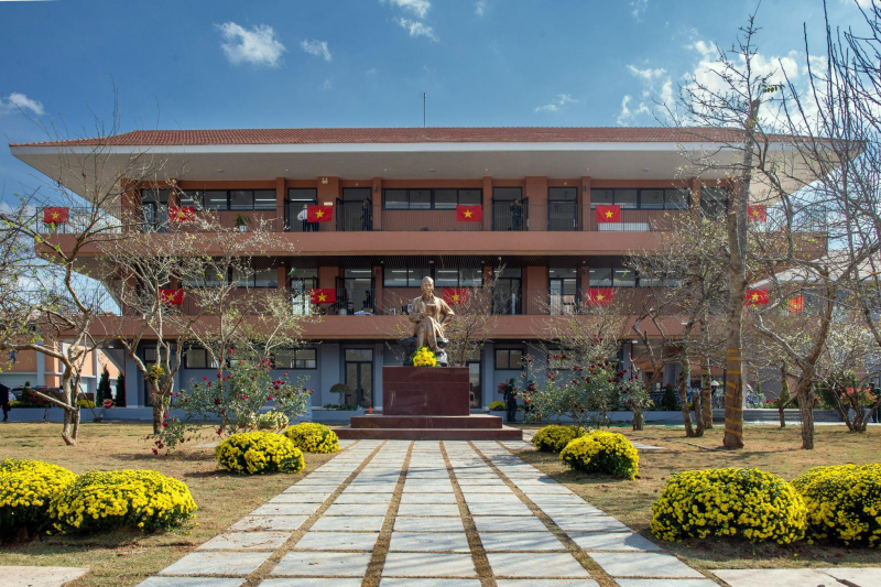 Phòng học “5 sao” tại trường liên cấp chuẩn quốc tế đầu tiên vùng biên giới Điện Biên  -0