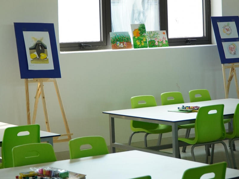 Phòng học “5 sao” tại trường liên cấp chuẩn quốc tế đầu tiên vùng biên giới Điện Biên  -1