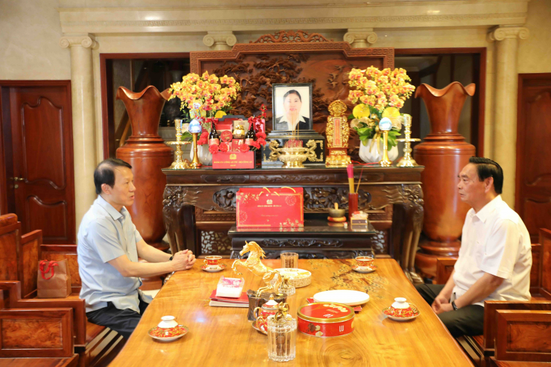 Đại tướng Lương Tam Quang đến thăm, chúc Tết các đồng chí nguyên Bộ trưởng Bộ Công an -0