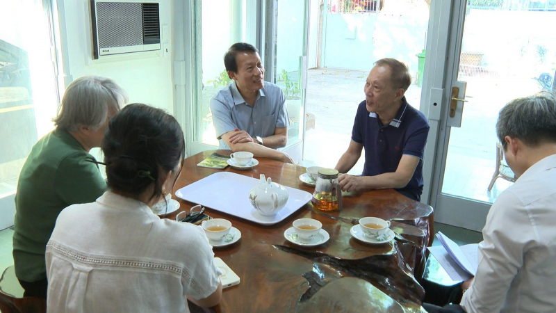 Đại tướng Lương Tam Quang đến thăm, chúc Tết các đồng chí nguyên Bộ trưởng Bộ Công an -0