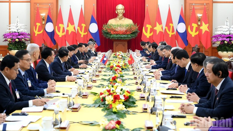 Chuyến thăm Lào của Tổng Bí thư sẽ định hình cục diện hợp tác, phát triển trong giai đoạn mới -0