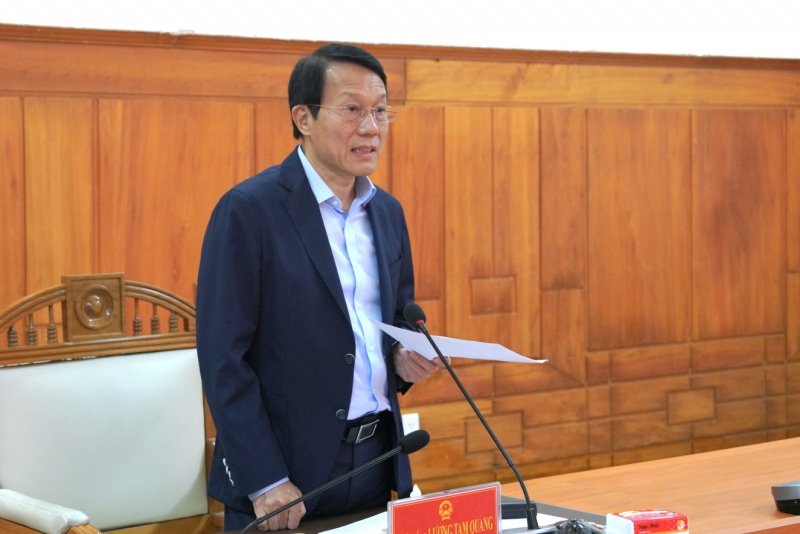 Bộ trưởng Lương Tam Quang giám sát, kiểm tra công tác bầu cử tại TP Huế -0