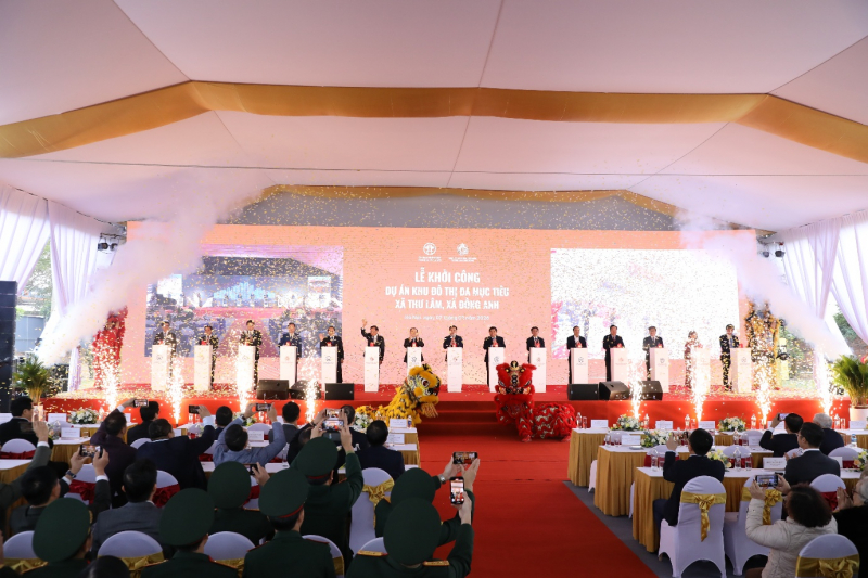 Khởi công dự án khu đô thị đa mục tiêu xã Thư Lâm, xã Đông Anh -0