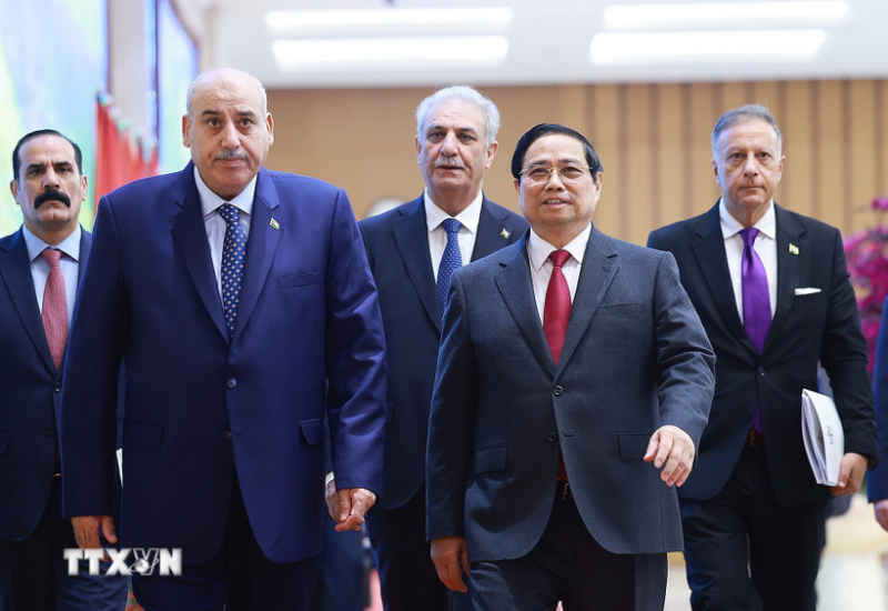 Thủ tướng Chính phủ Phạm Minh Chính hội kiến Chủ tịch Hạ viện Jordan -0