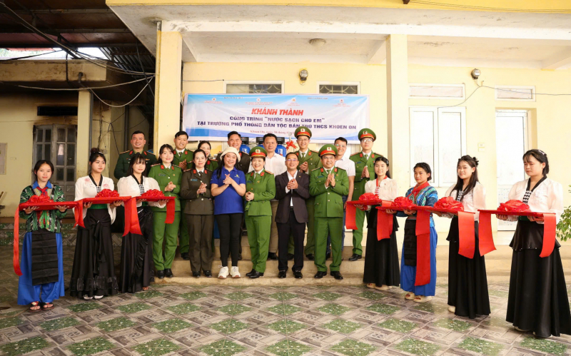 Trường Cao đẳng CSND I mang công trình an sinh xã hội tại Lai Châu -0