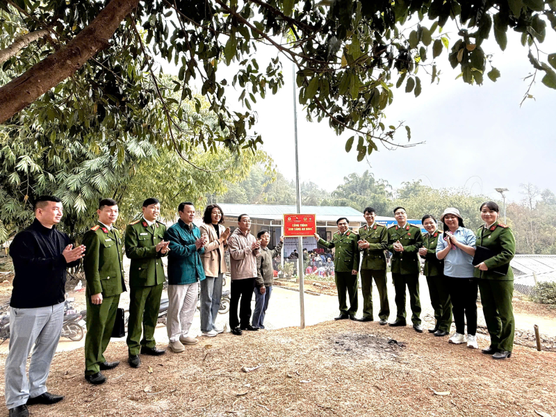 Trường Cao đẳng CSND I mang công trình an sinh xã hội tại Lai Châu -0
