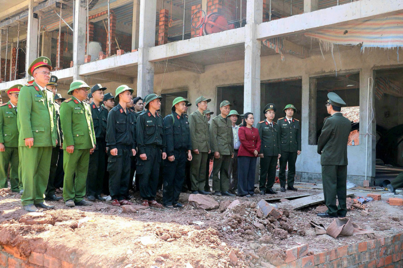 Gấp rút hoàn thiện trường học cho học sinh Mỹ Lý trước Tết Nguyên đán -0