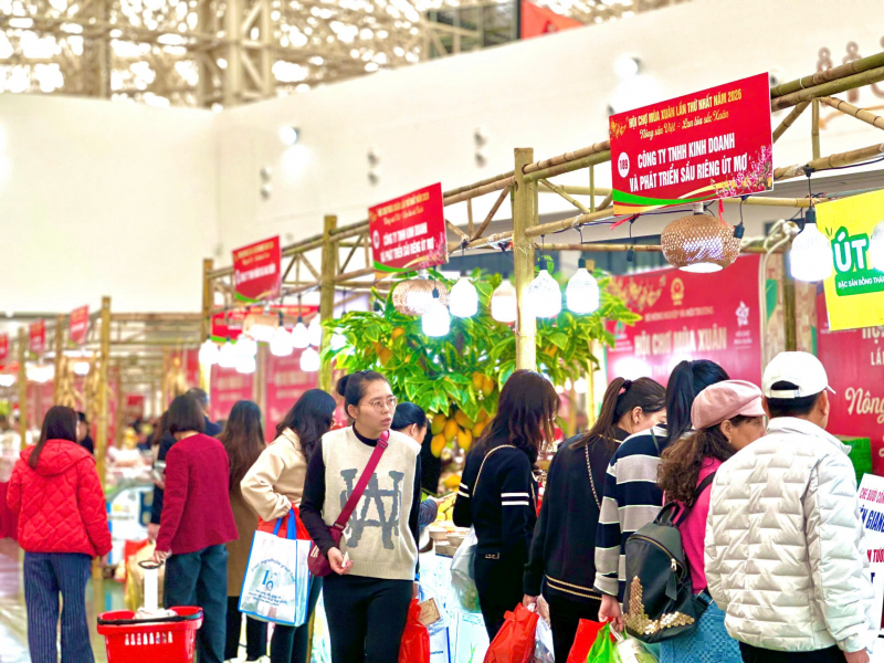 Hội chợ Mùa Xuân 2026:  Điểm nhấn kích cầu tiêu dùng, kết nối thị trường dịp Tết -0