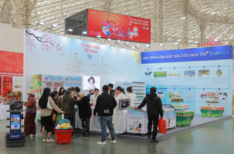 Tập đoàn TH lan tỏa tinh thần “Tự hào hai tiếng Việt Nam” tại Hội chợ Mùa Xuân 2026 -0