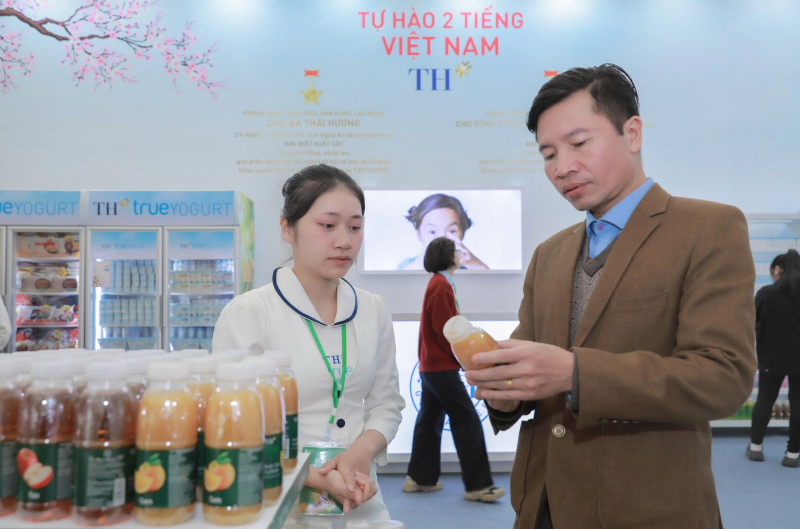 Tập đoàn TH lan tỏa tinh thần “Tự hào hai tiếng Việt Nam” tại Hội chợ Mùa Xuân 2026 -0
