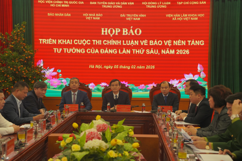 Triển khai “Cuộc thi chính luận về bảo vệ nền tảng tư tưởng của Đảng lần thứ Sáu, năm 2026” -0