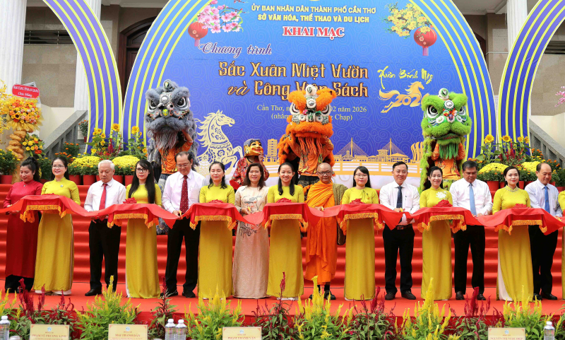 Rộn ràng “Sắc Xuân miệt vườn” Xuân Bính Ngọ tại TP Cần Thơ -0