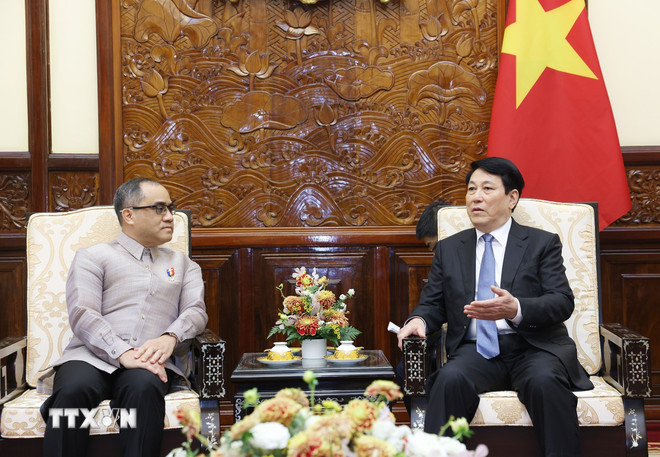 Chủ tịch nước Lương Cường tiếp Đại sứ Indonesia, Philippines trình thư ủy nhiệm -0
