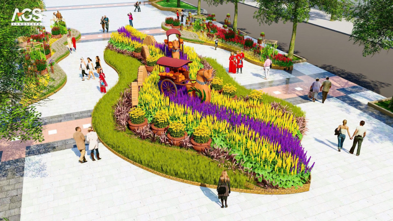 Đường hoa Tết Nguyễn Huệ mở cửa với hai phiên bản trải nghiệm ngày - đêm -0