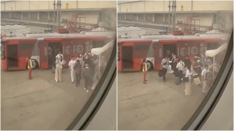 Bị máy bay “bỏ quên” ở đường băng -0