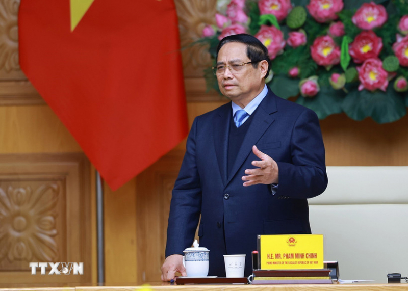 Thủ tướng Phạm Minh Chính làm việc với Đoàn doanh nghiệp Nhật Bản -0