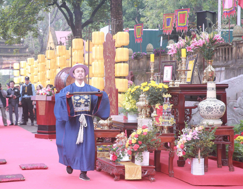 Di sản Hoàng thành Thăng Long - Hà Nội rực rỡ với các nghi lễ Tết cung đình -0