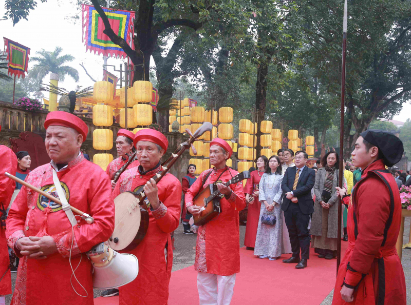 Di sản Hoàng thành Thăng Long - Hà Nội rực rỡ với các nghi lễ Tết cung đình -2