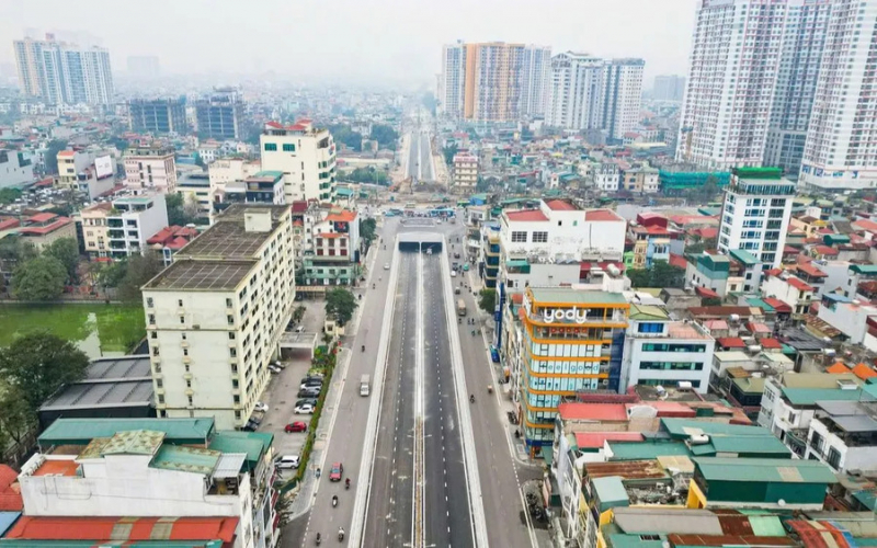 Hà Nội: Từ hôm nay, người dân được lưu thông qua  hầm chui Kim Đồng-Giải phóng -0