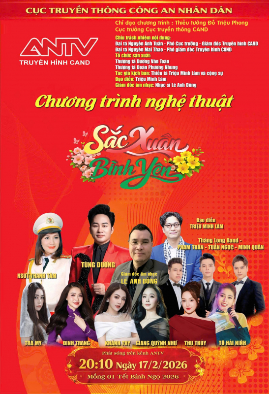 Tùng Dương biểu diễn trong “Sắc xuân bình yên” – chương trình mừng Xuân Bính Ngọ của ANTV -0