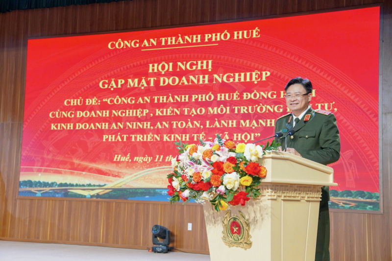 Chuyển từ “quản lý” sang “phục vụ”: Công an TP Huế sát cánh cùng doanh nghiệp phát triển bền vững -0